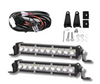 Barre LED calandre 4x4 23W, Camion, Quad et Voiture - Barres LED (x2) double rangée 23W - Lot de 2 Donicars
