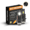 Pack Ampoules Xenon LED - 90W - Blanc 6000K - Plug and Play Donicars